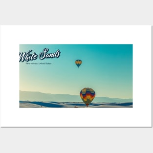 White Sands Hot Air Balloon Invitational Posters and Art